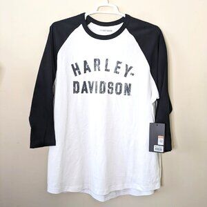 NWT - HARLEY DAVIDSON  - LIMITED EDITION - Men's staple 3/4" Raglan